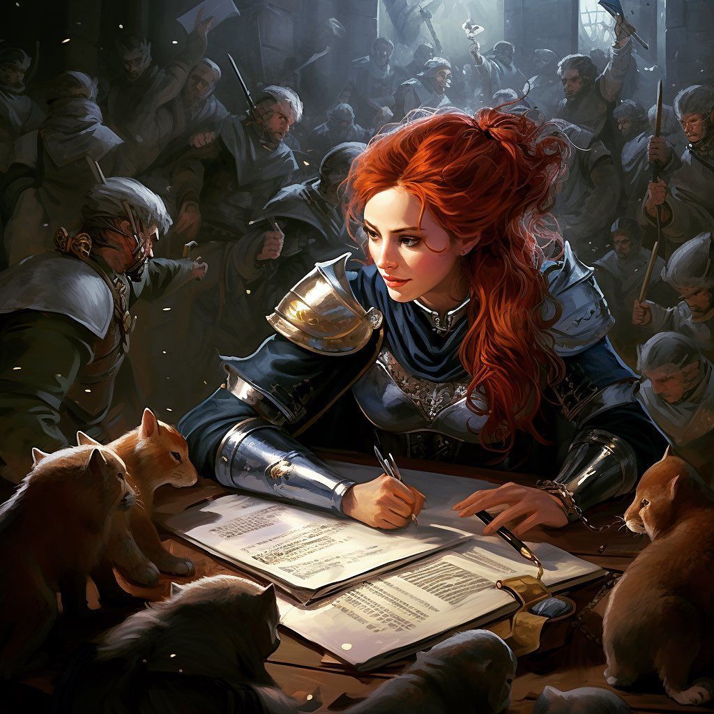 Commander of Scrolls and Whiskers
